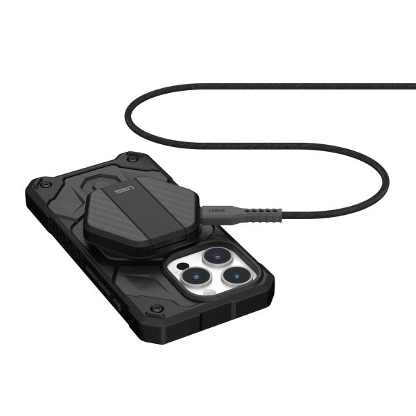 UAG 15W MagSafe Wireless Charging Pad w Kickstand - Black - 15-12680 Hot on Sale