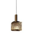 Modern Cubic Glass Pendant Lights  For Kitchen Island & Bedside on Sale