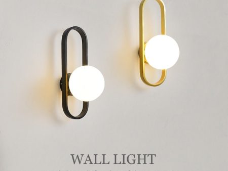 Minimalist Glass Aisle Wall Lamp Balcony Corridor Porch Bedroom Creative Wall Lights Hot on Sale