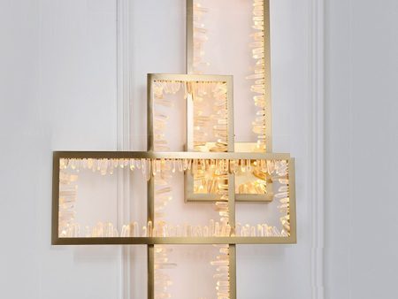 Creative Design Living Room Crystal Wall Lights Modern Gold Bedroom Sconce Supply