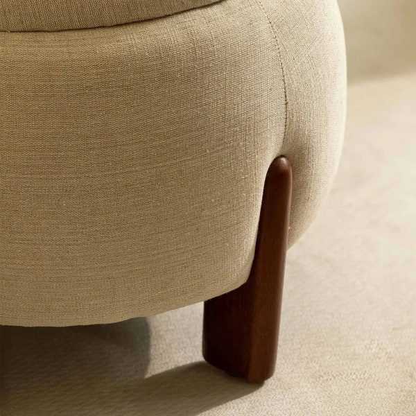 Upholstered Round Ottoman Online Hot Sale