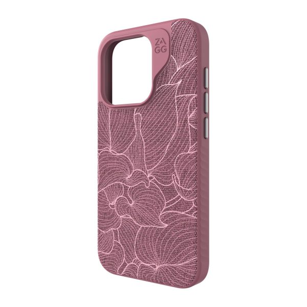 iPhone 15 Pro ZAGG GEAR4 Graphene London Snap Case - Dusty Rose - 15-11665 For Discount