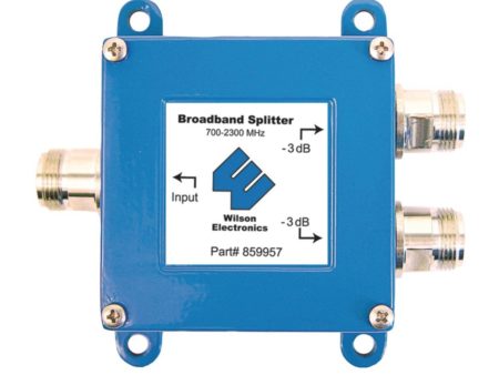 Wilson 2 Way splitter for 700-2400 MHz w  N female connectors - 690WI859957 Online now