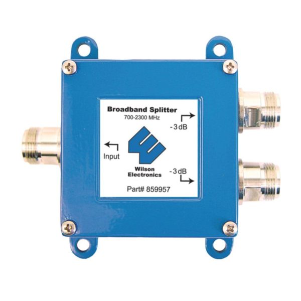 Wilson 2 Way splitter for 700-2400 MHz w  N female connectors - 690WI859957 Online now