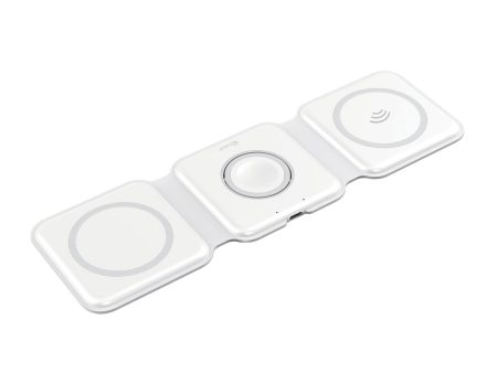 Uunique 15W Trio 3in1 Magnetic Foldable Wireless Charger - White - 15-09232 Online