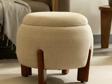 Upholstered Round Ottoman Online Hot Sale