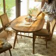 West Village Wooden Four Seater Oval Dining Table Hot on Sale