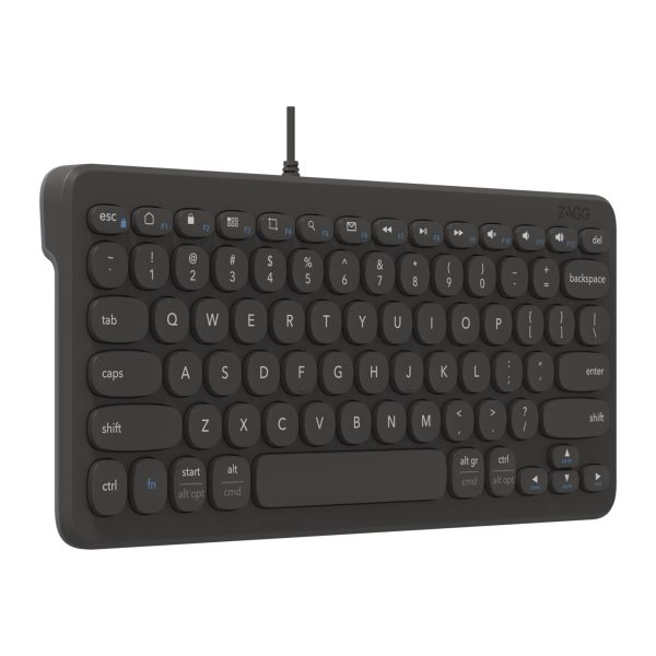 ZAGG Type-C Wired Keyboard 12inch - Black - 15-12081 Online