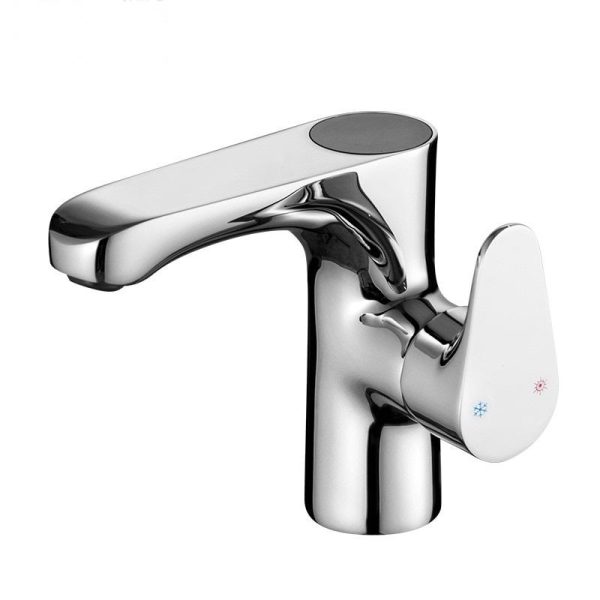 Chrome Polished Led Bathroom Sink Faucet Deck With Intelligent Digital Display Basin Faucet Cold And Hot Water Faucet Mixer Tap For Discount