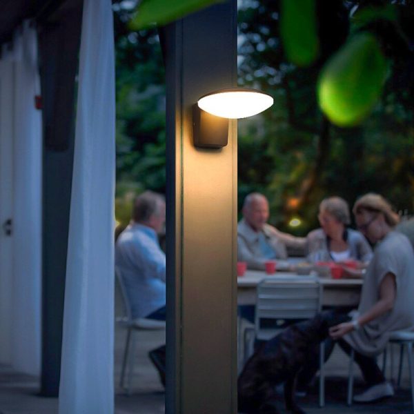 Modern Waterproof Outdoor LED Porch Wall Sconce: Wired or Solar Garden and Yard Lighting Online