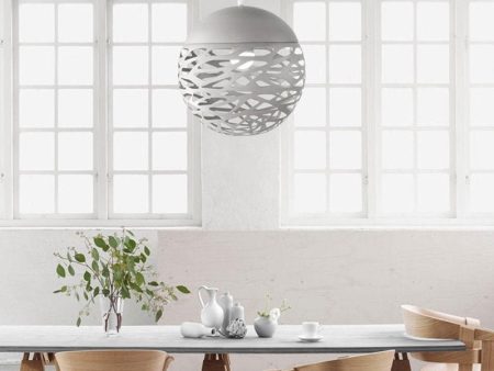 Modern Led Pendant Lamp White Black Painting Metal Pendant Light For Stair Dinning Living Room Hanging Lighting For Discount