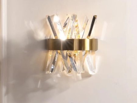 Crystal Wall Light Fixture Bedroom Beside Gold Wall Lamps Bathroom Led Wall Sconce Online Sale