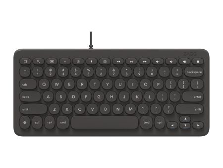 ZAGG Lightning Wired Keyboard 12inch - Black - 15-12082 Online Hot Sale