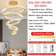 Rings Modern Led Chandelier For Living Room Luxury Staircase Modern Crystal Light Fixture Hall on Sale