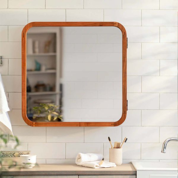 Wall Cabinet with Mirror - Square Sale