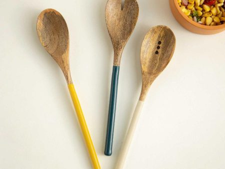 wooden salad spoon set For Discount