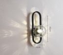 Minimalist Glass Aisle Wall Lamp Balcony Corridor Porch Bedroom Creative Wall Lights Hot on Sale