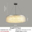 Modern Round Crystal Chandelier For Living Room Chrome Gold Discount