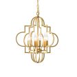 Lighting Luxury Hollow Gold Pendant Lights Led Hanging Lamp for Dining Room Kitchen Lighting Fixtures Home Lighting (Gold Width 42cm H50cm) Cheap