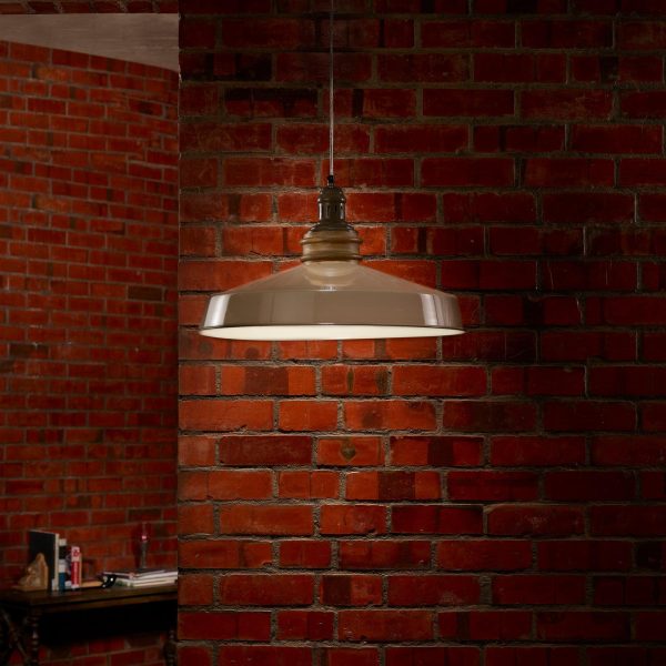 Grey Metal Pendant Lamp- Wide Online Hot Sale