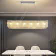 Modern Round Crystal Chandelier For Living Room Chrome Gold Discount