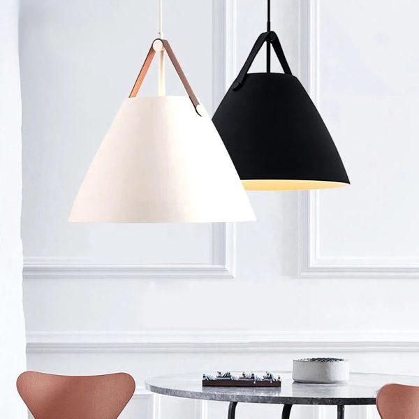 Modern Northern European pendant lamp, tapered iron design Online Sale