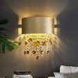 Modern Crystal Gold Wall Sconce Lamp For Bedroom Creative Home Décor Living Room Fixture Sale