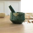 Verde Marble Mortar & Pestle Cheap