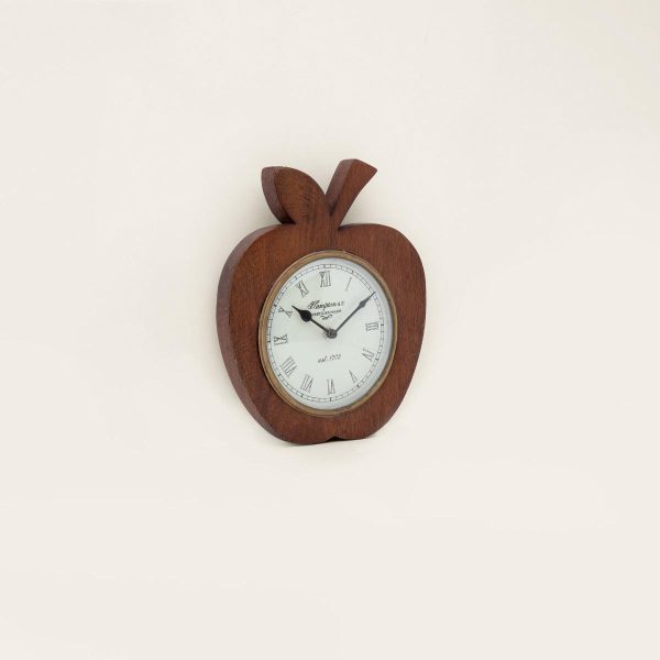 apple wooden wall clock Online Hot Sale