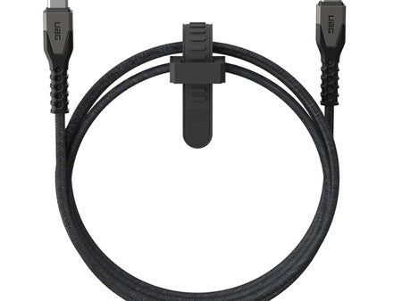 UAG Rugged Kevlar Core USB-C to USB-C Charge Sync Cable 5ft Black Grey For Discount