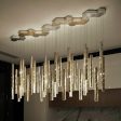 Modern Nordic Tube Shape LED Chandelier For Dining Room For Sale