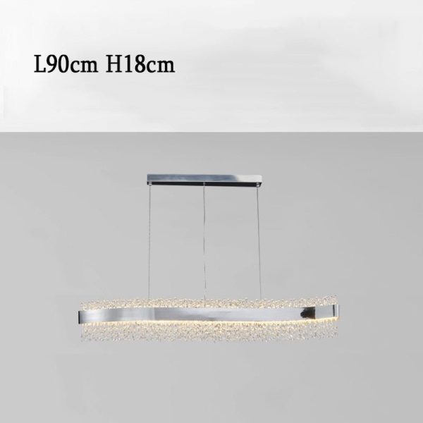 Modern S Shape Crystal Chandelier Lighting Dining Room Kitchen Island Sale