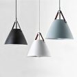 Modern Northern European pendant lamp, tapered iron design Online Sale