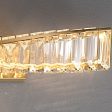 Sleek Crystal Twist LED Wall Sconce Perfect for a Living Room, Dining Room or Bedroom Discount