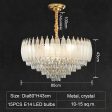 White Modern Living Room Crystal Chandelier Online Sale