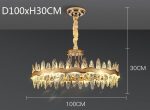 Living Room Luxury Modern Crystal Chandeliers Kitchen Island Light Online now