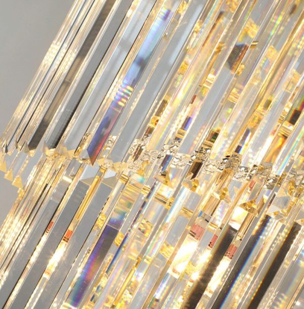 Large Modern Crystal Chandelier For Staircase Spiral Design Hallway Lobby Online Sale