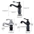 Single Handle Antique Bronze Finish Bathroom Faucet Brass Basin Sink Solid Brass Faucets  Water Mixer Taps Bath Crane Hot on Sale