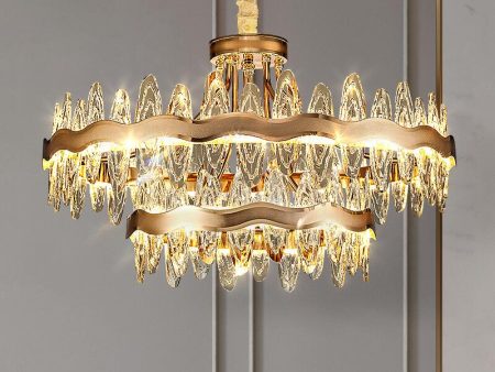 Living Room Luxury Modern Crystal Chandeliers Kitchen Island Light Online now