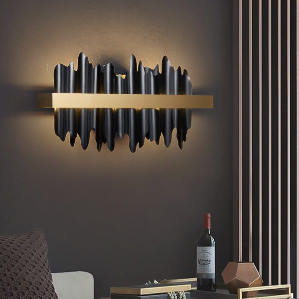 Modern Wall Sconce Gold Black Wall Lamp For Bedside Bedroom Living Room Wall Light Luxury Home Decor Indoor Lighting Fashion