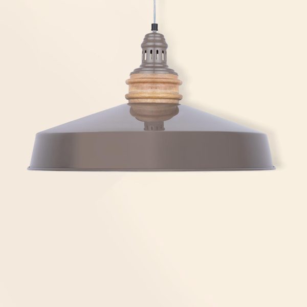 Grey Metal Pendant Lamp- Wide Online Hot Sale