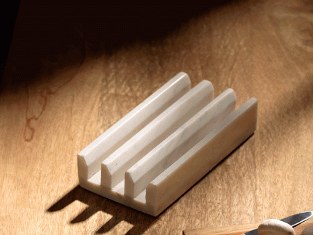 Zigzag Marble Chopping Board Stand Hot on Sale