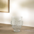 visage glass vase- small Sale