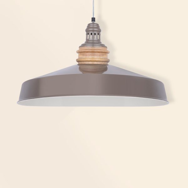 Grey Metal Pendant Lamp- Wide Online Hot Sale