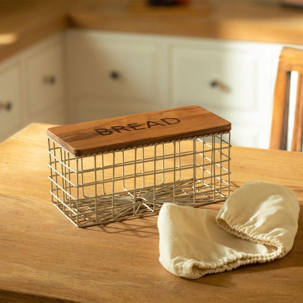 Twine Wire Bread Box Hot on Sale