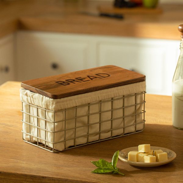 Twine Wire Bread Box Hot on Sale