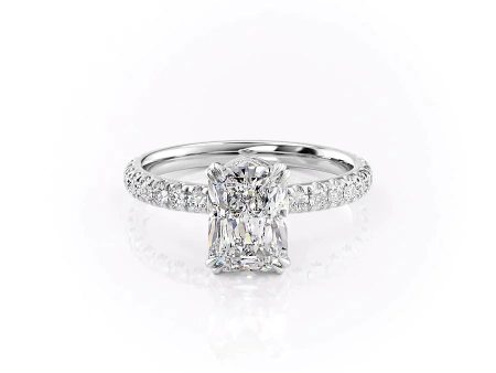 The Sofia Set With A 2.5 Carat Radiant Moissanite For Cheap