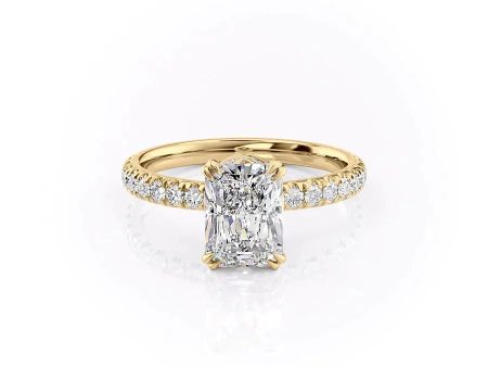 The Sofia Set With A 4 Carat Radiant Moissanite Fashion